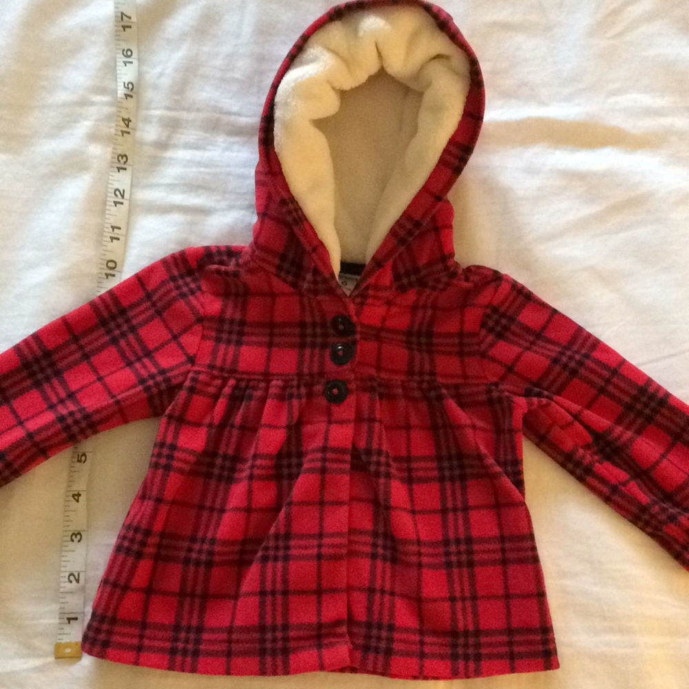 Soft baby fleece hoodie!